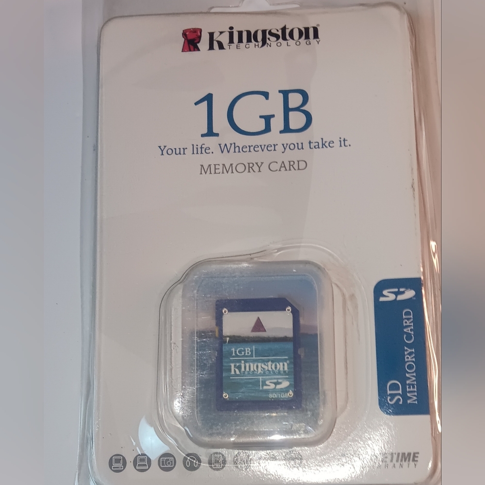 Kingston Blue 1GB SD Memory Card